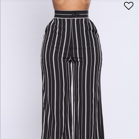 Fashion nova Carlibela stripe pants - Picture 3 of 5